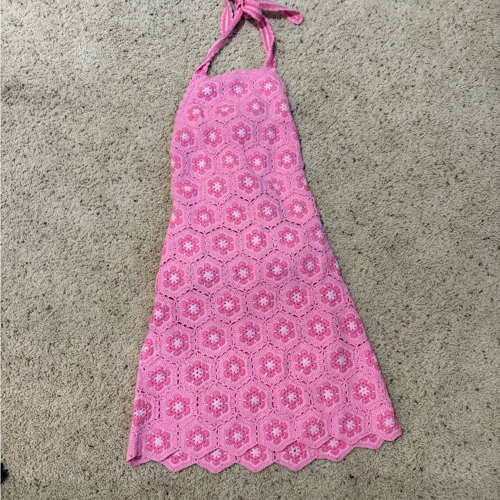 show me your mumu pink halter dress | Dresses | Crochet Missy: 08